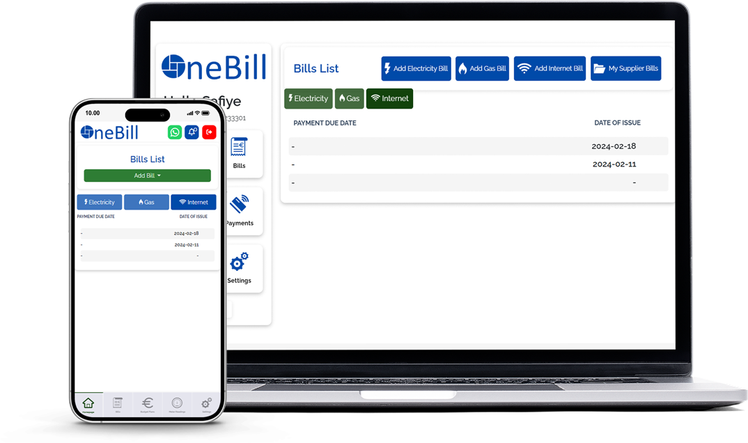 managing multiple bills with OneBill